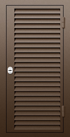 Одностворчатые ставни-жалюзи (RAL 7006)